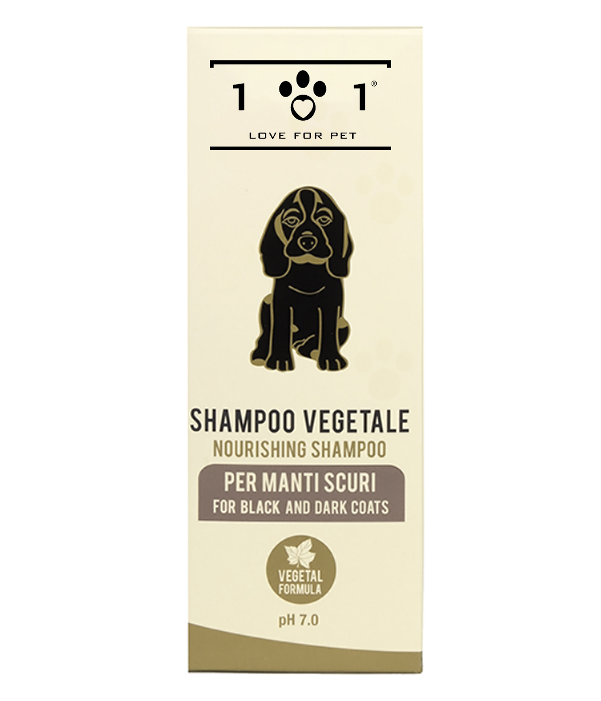 Shampoo Vegetale per Manti Scuri