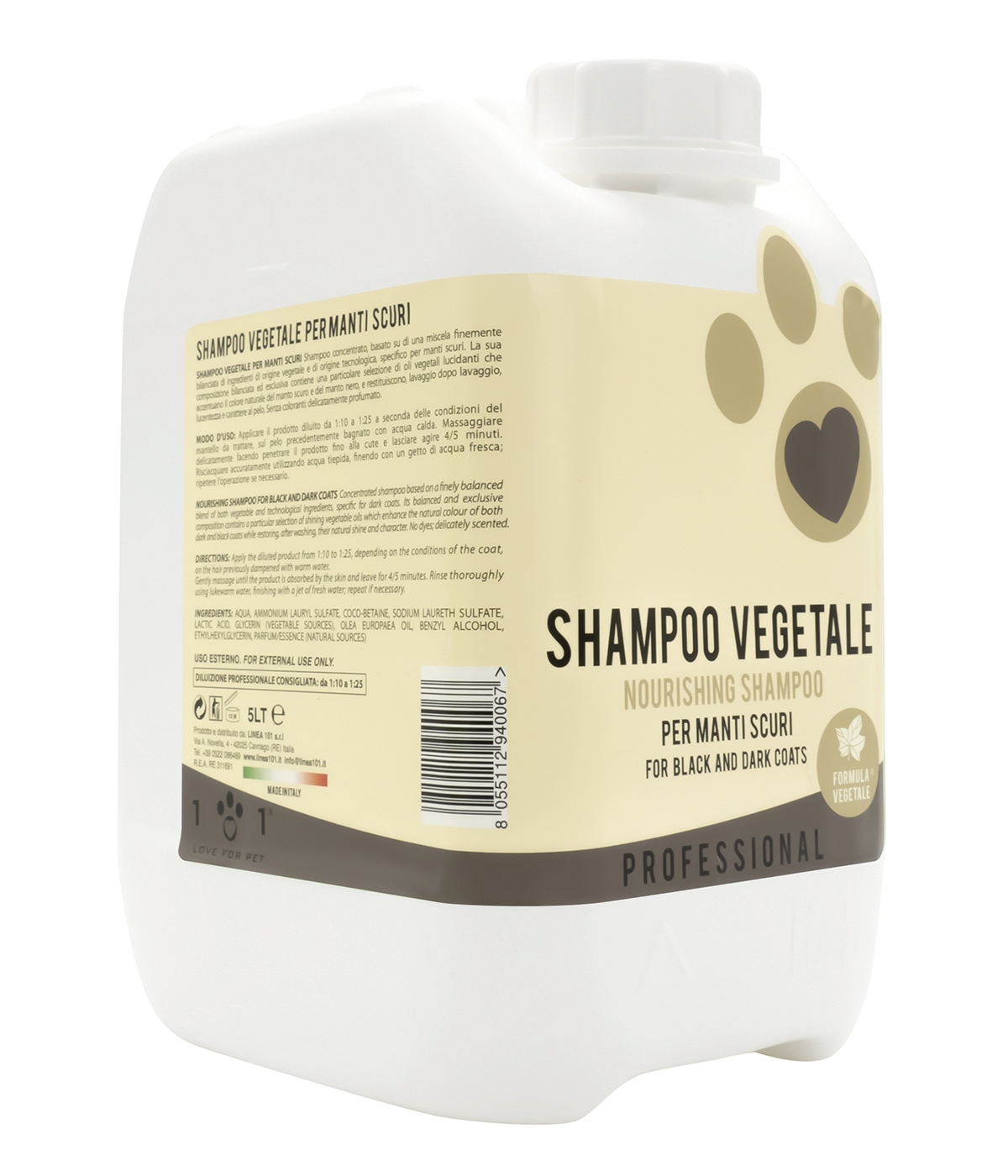 Shampoo Vegetale Manti Scuri