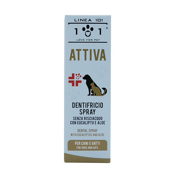 Dentifricio Spray senza risciacquo per cani e gatti