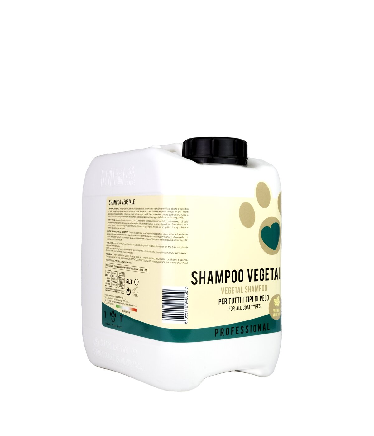 Vegetal Shampoo for All Coat Types